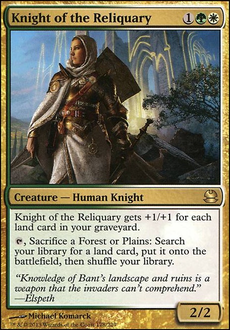 Featured card: Knight of the Reliquary