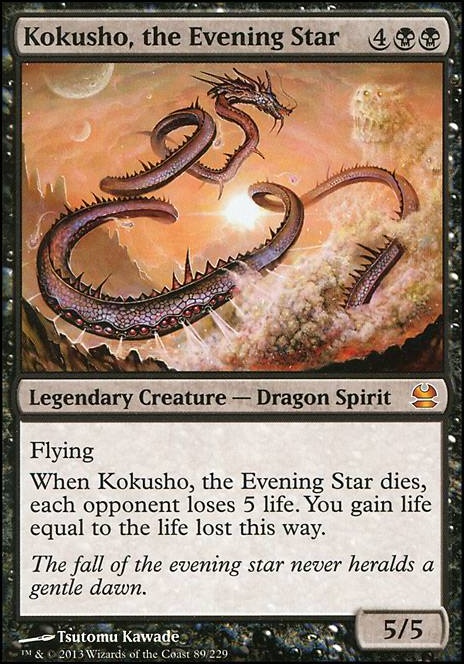 Featured card: Kokusho, the Evening Star