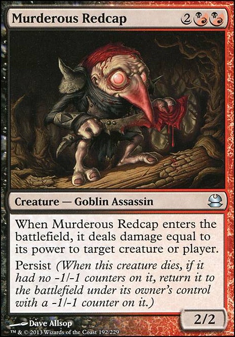Murderous Redcap feature for An Army of Degenerates