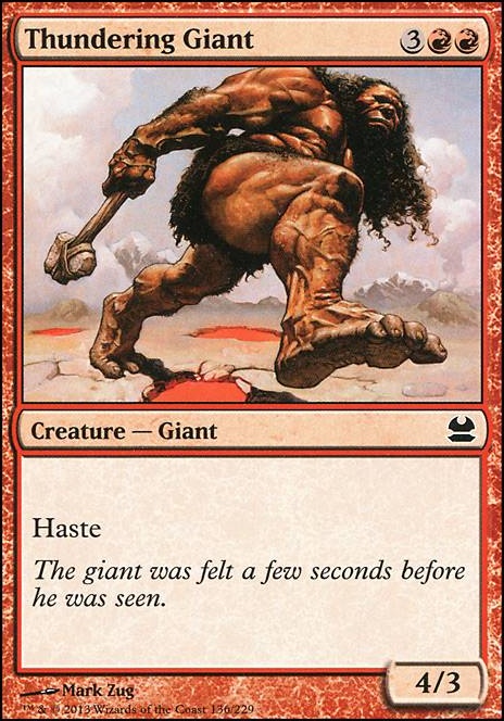 Featured card: Thundering Giant