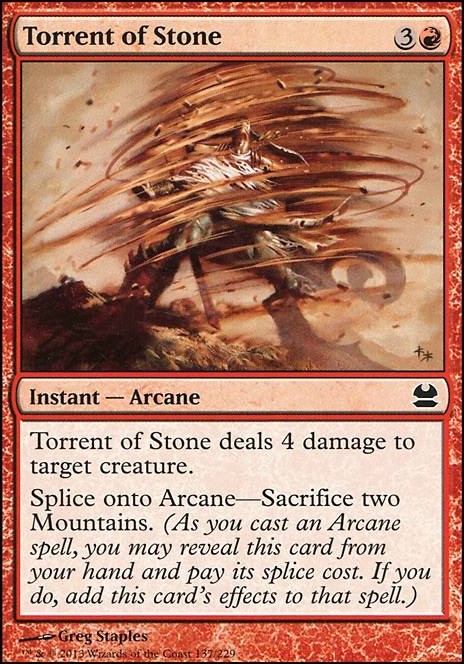 Featured card: Torrent of Stone