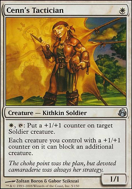 Cenn's Tactician feature for Safeguard Soldiers - Pauper EDH