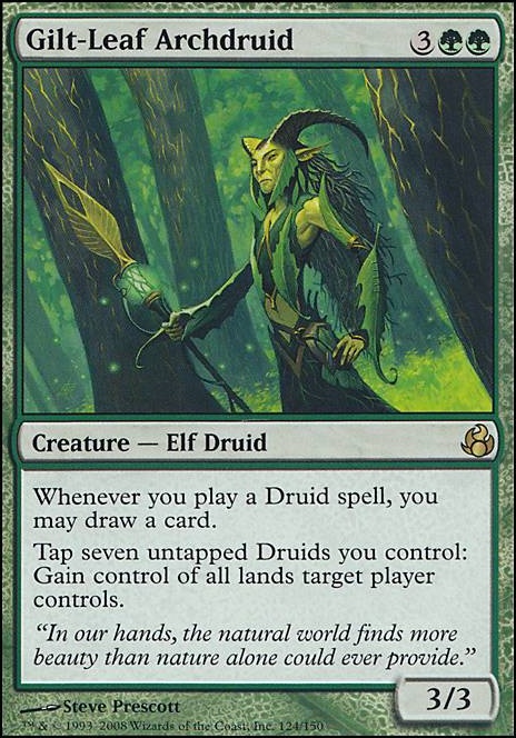 Gilt-Leaf Archdruid feature for Land theft