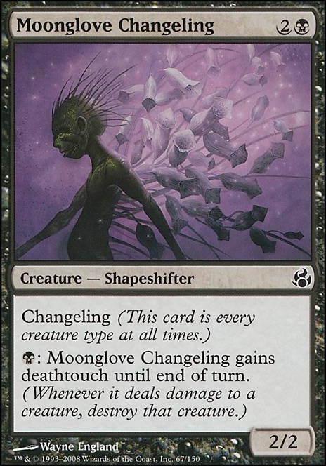 Featured card: Moonglove Changeling