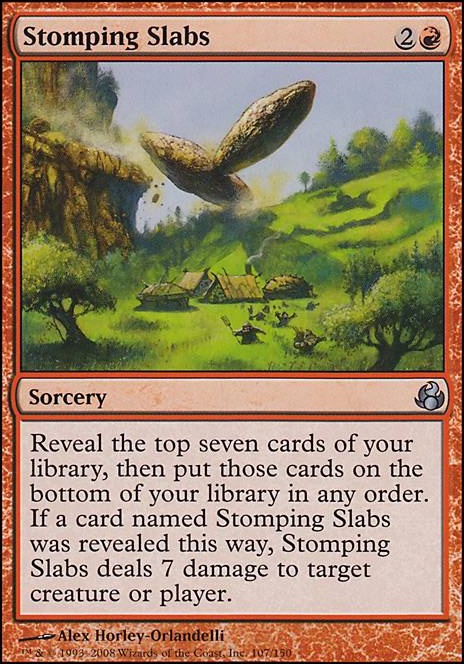Featured card: Stomping Slabs