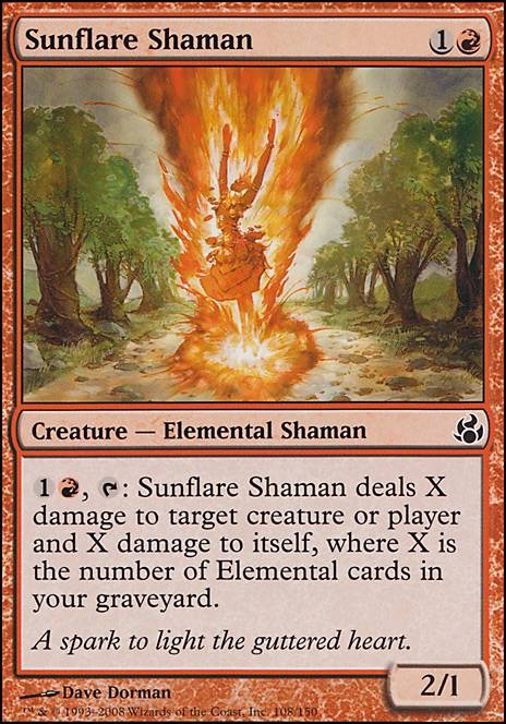 Sunflare Shaman feature for Elemental Tribal