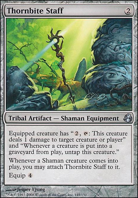 Thornbite Staff feature for Swamp Witches [Vraska's Shamanism]