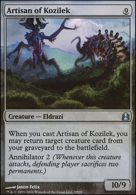 Artisan of Kozilek feature for Collector's Number Tribal