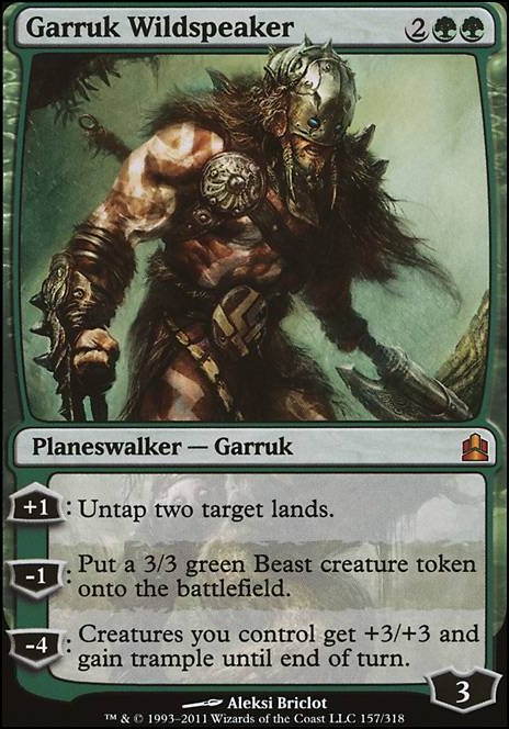 Garruk Wildspeaker feature for Garruk Leads the Elf Tribe!