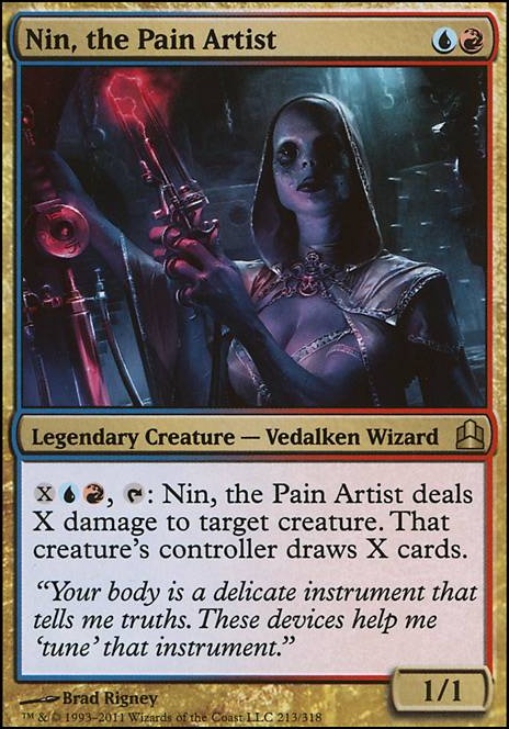 Nin, the Pain Artist feature for badly decimating some minions