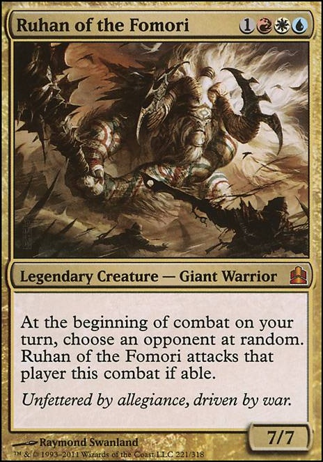 Commander: Ruhan of the Fomori