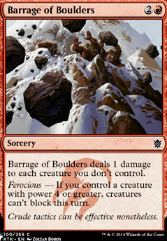Featured card: Barrage of Boulders