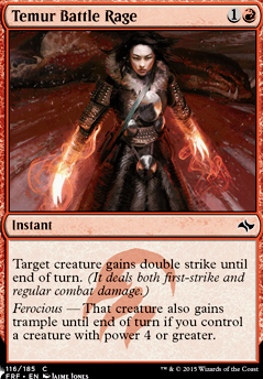 Temur Battle Rage feature for thrown together