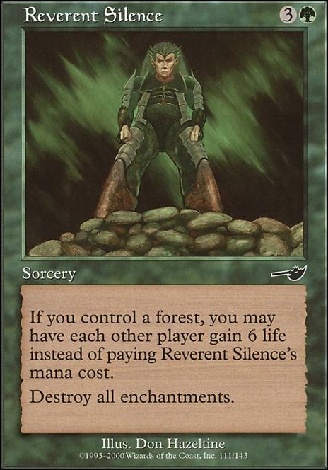 Featured card: Reverent Silence