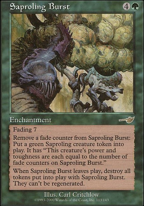 Featured card: Saproling Burst