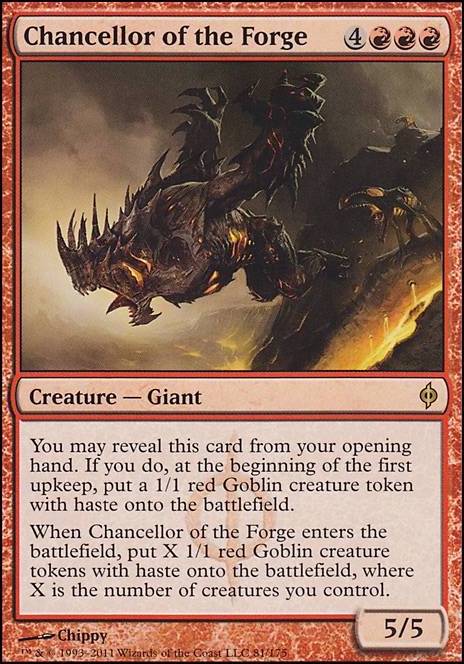 Chancellor of the Forge feature for Legacy Pregame (Manaless)
