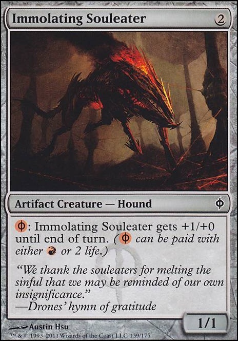Immolating Souleater feature for Pauper Red Assault