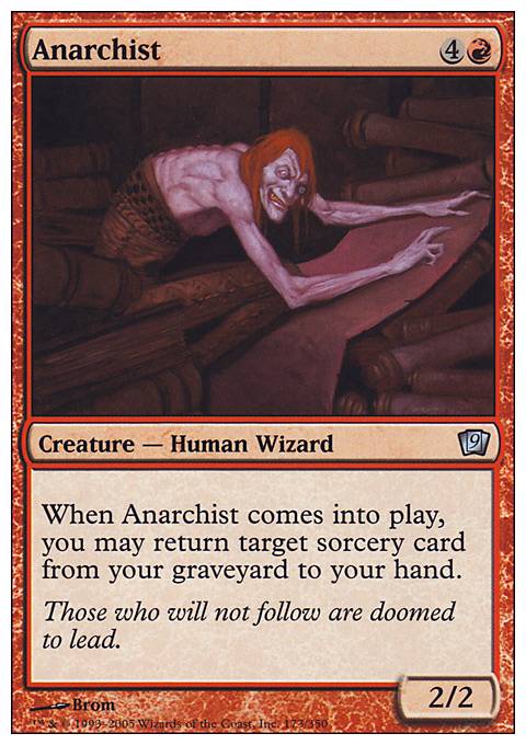 Anarchist feature for Blightning Midrange