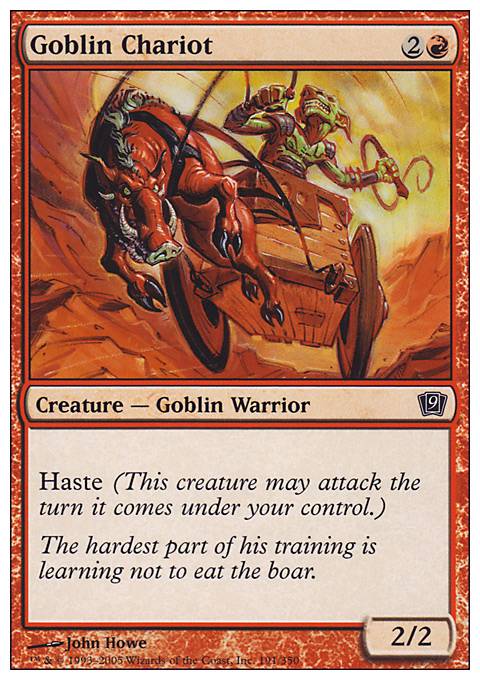 Featured card: Goblin Chariot