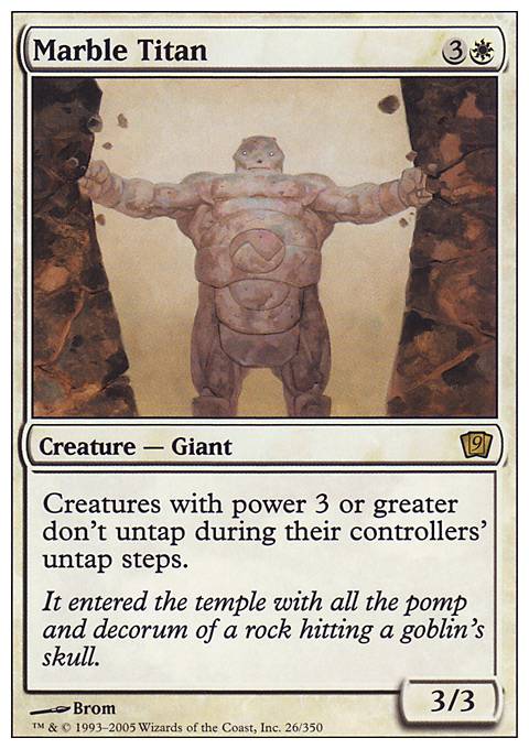 Featured card: Marble Titan