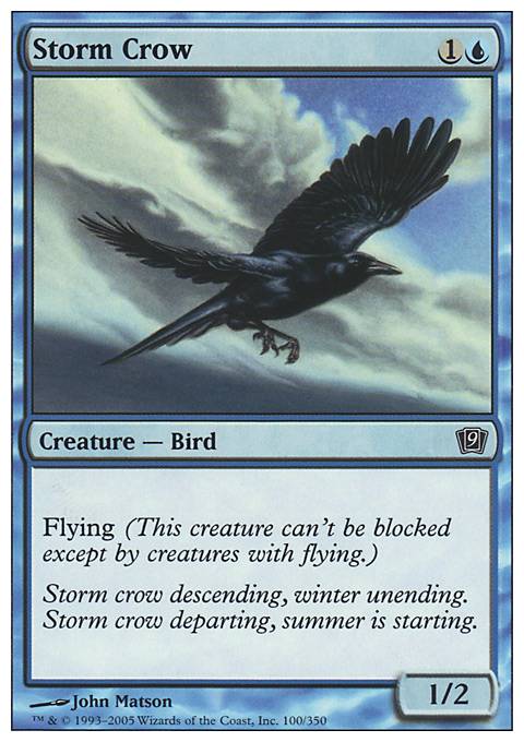 Storm Crow feature for Ornithophobia (Kangee, Aerie Keeper EDH)