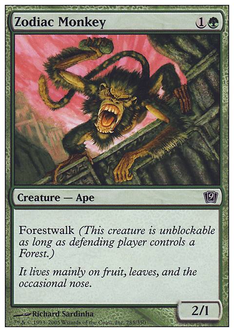 Featured card: Zodiac Monkey