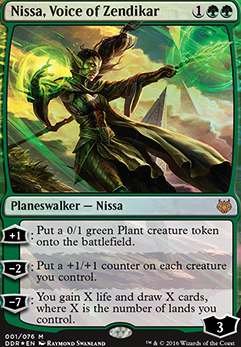 Nissa, Voice of Zendikar feature for Elf horde