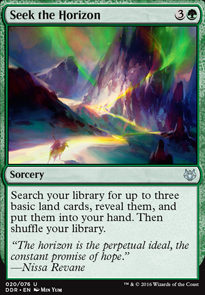 Seek the Horizon feature for Nissa's army