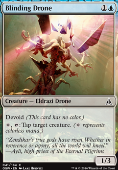 Blinding Drone feature for Rise of the Eldrazi