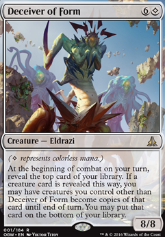 Deceiver of Form feature for Eldrazi Colourless