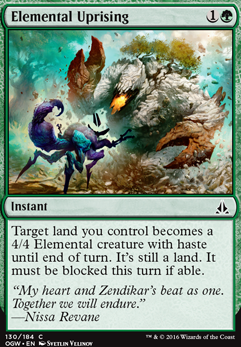 Elemental Uprising feature for Fat of the Land (Pauper Manlands)
