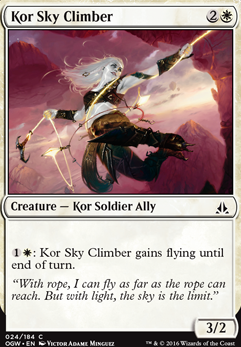 Kor Sky Climber feature for Red White Ally Deck