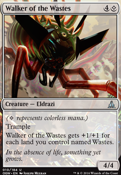 Walker of the Wastes feature for Walker of the Wastes Pauper Commander deck
