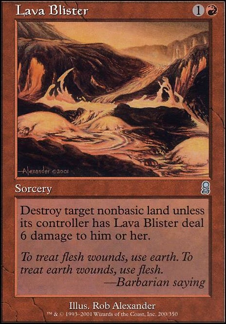 Featured card: Lava Blister