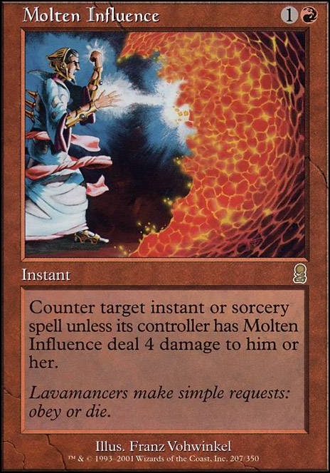 Featured card: Molten Influence