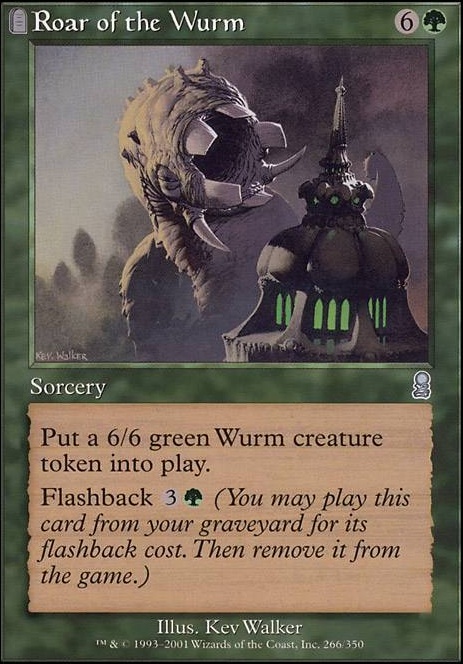 Featured card: Roar of the Wurm