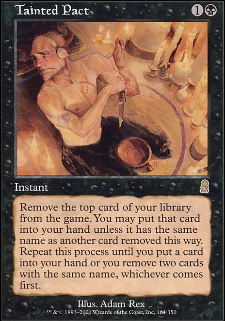 Tainted Pact feature for Jackson Pile - Kess EDH