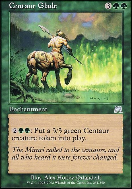 Centaur Glade feature for baru centaur deck