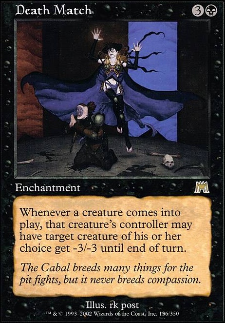 Death Match feature for The Queen says you're TOO HECTIC!! Varina EDH