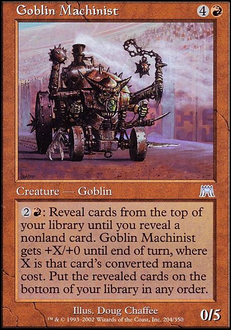 Featured card: Goblin Machinist