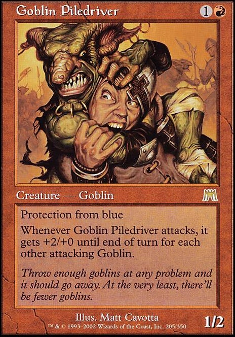Featured card: Goblin Piledriver