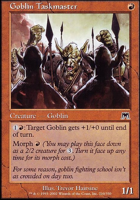 Featured card: Goblin Taskmaster