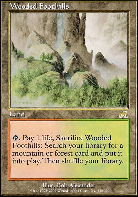 Featured card: Wooded Foothills
