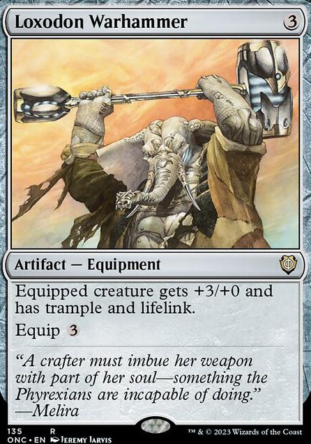 Loxodon Warhammer feature for 1 creature power