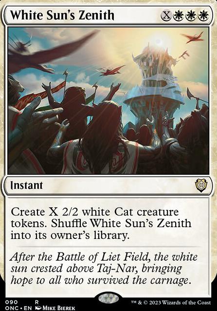 White Sun's Zenith feature for White Choose a commander