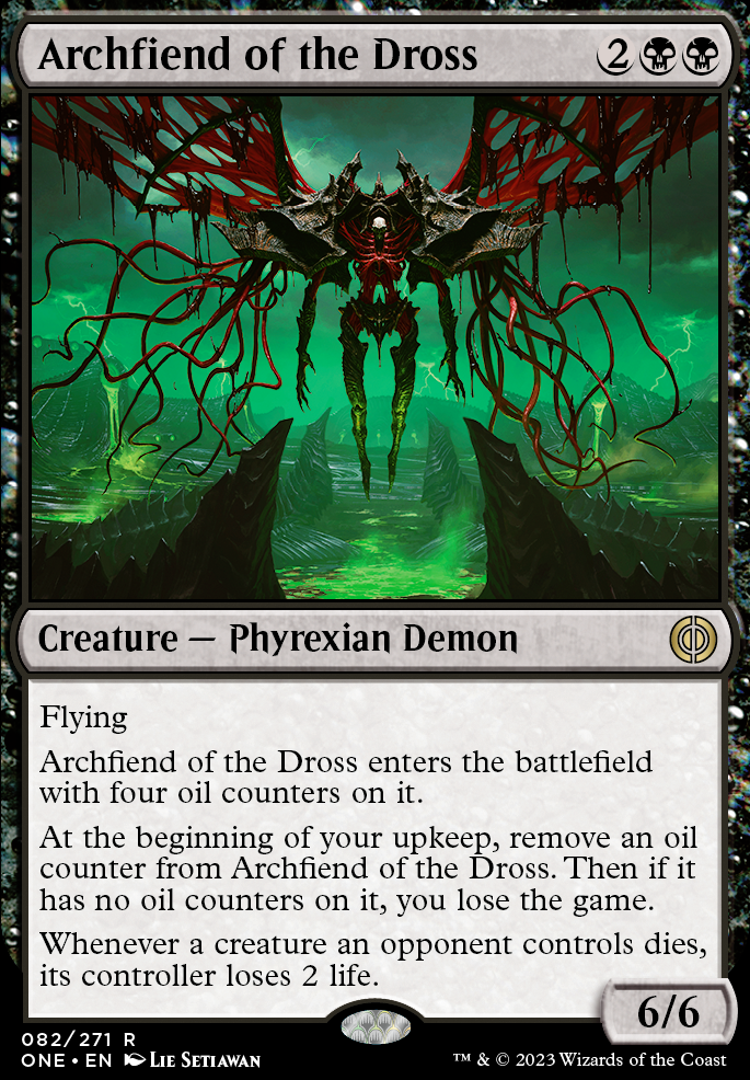 Archfiend of the Dross feature for ONE: Standard Card Predictions (Playables)
