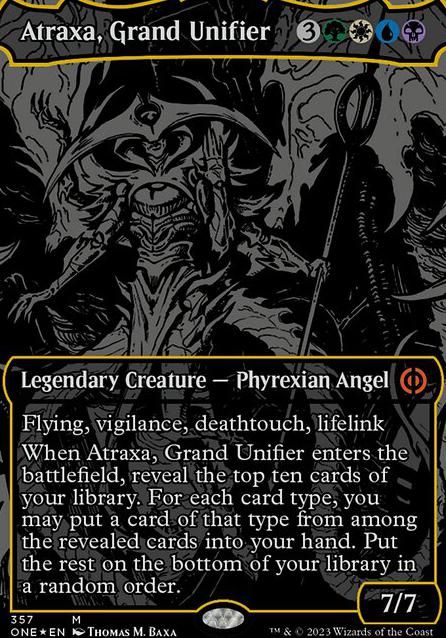 Atraxa, Grand Unifier feature for Welcome to Phyrexia
