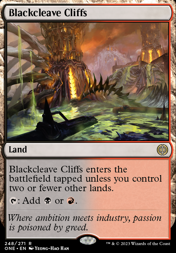 Featured card: Blackcleave Cliffs
