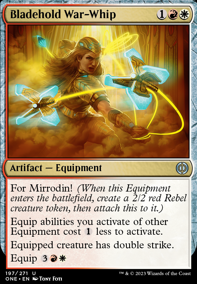 Bladehold War-Whip feature for For Mirrodin!