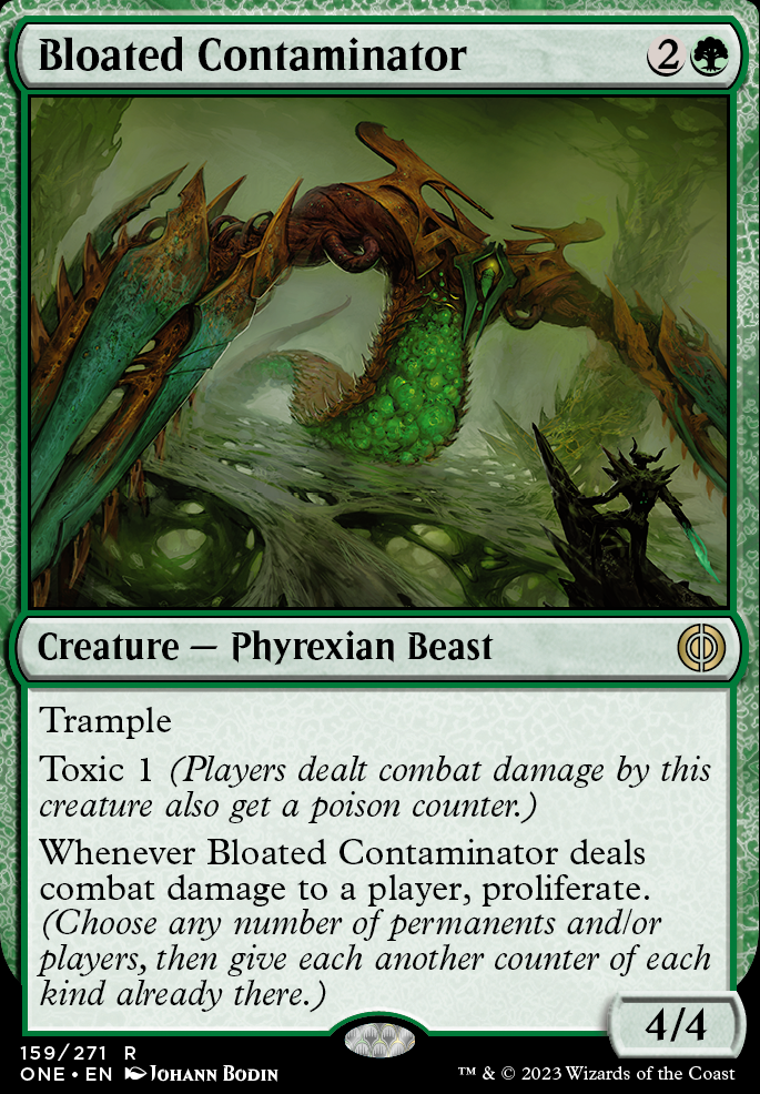 Bloated Contaminator feature for Phyrexian Proliferate Aggro
